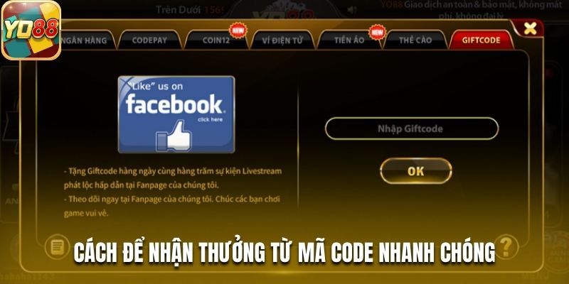 Hướng dẫn bet thủ 3 bước để nhận mã code nhanh chóng nhất