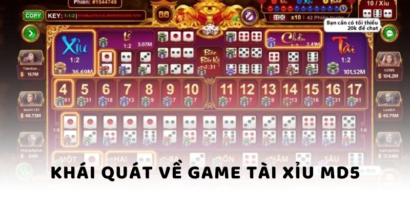 Khái quát về game Tài Xỉu MD5