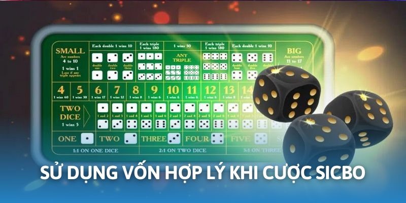 Cân nhắc sử dụng tiền vốn thích hợp để cá cược an toàn cao